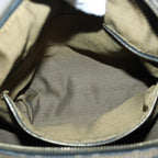 FENDI Zucca Canvas Vanity Pouch Brown Black gold86247