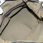 FENDI Zucca Canvas Hand Bag Brown Black gold86248