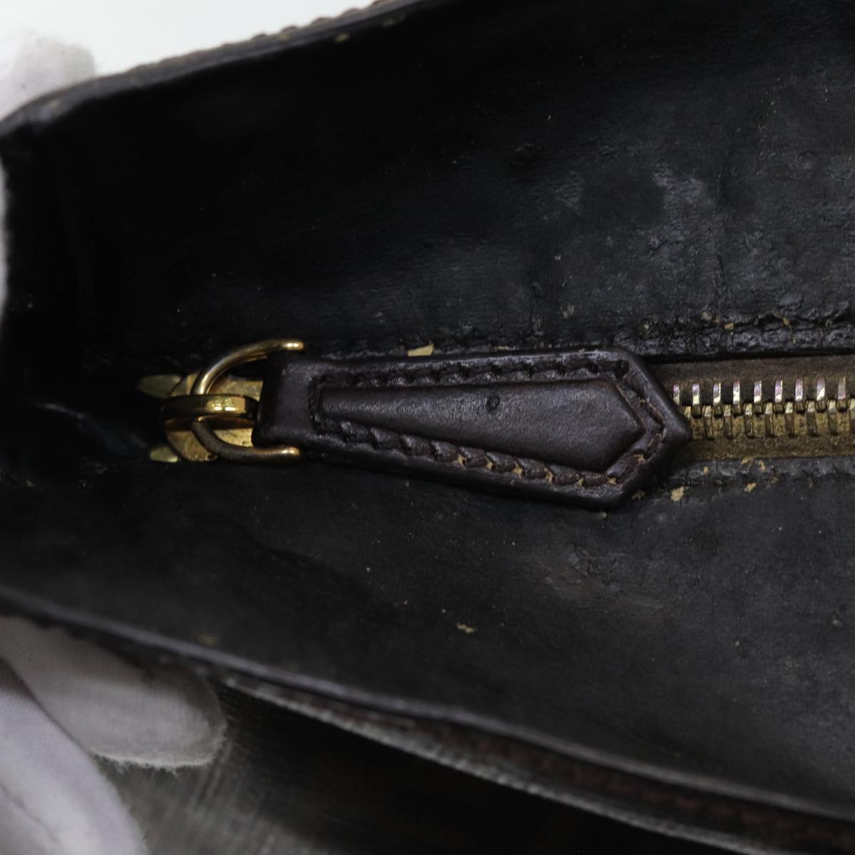 FENDI Zucca Canvas Tote Bag Brown Black gold86249