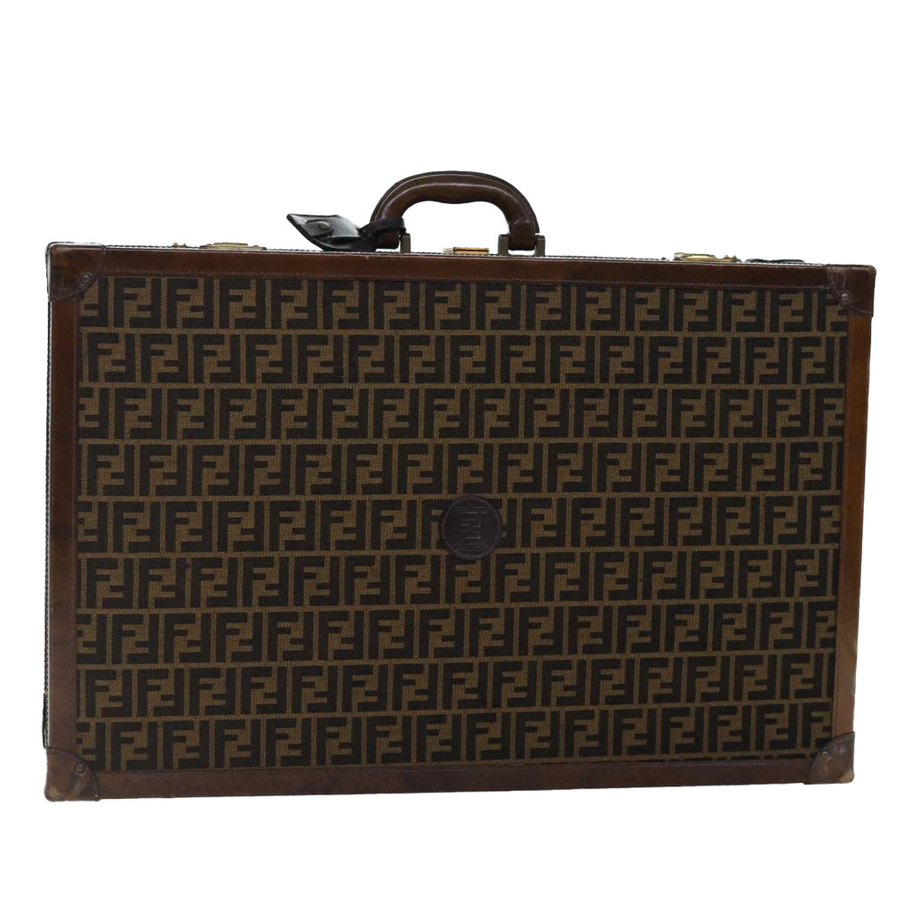 FENDI Zucca Canvas Trunk Brown86274