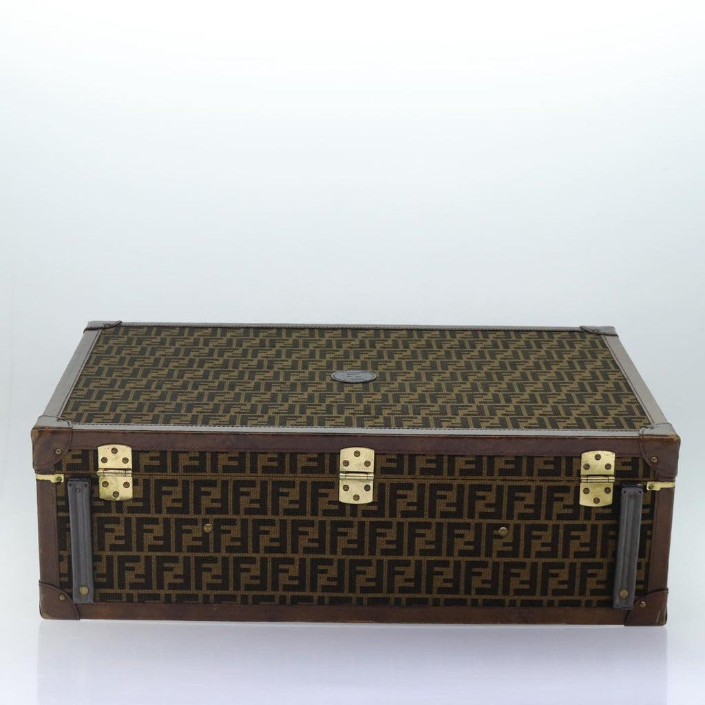 FENDI Zucca Canvas Trunk Brown86274