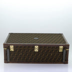 FENDI Zucca Canvas Trunk Brown86274
