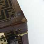 FENDI Zucca Canvas Trunk Brown86274