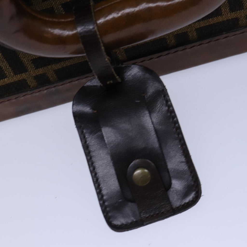 FENDI Zucca Canvas Trunk Brown86274