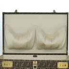 FENDI Zucca Canvas Trunk Brown86274