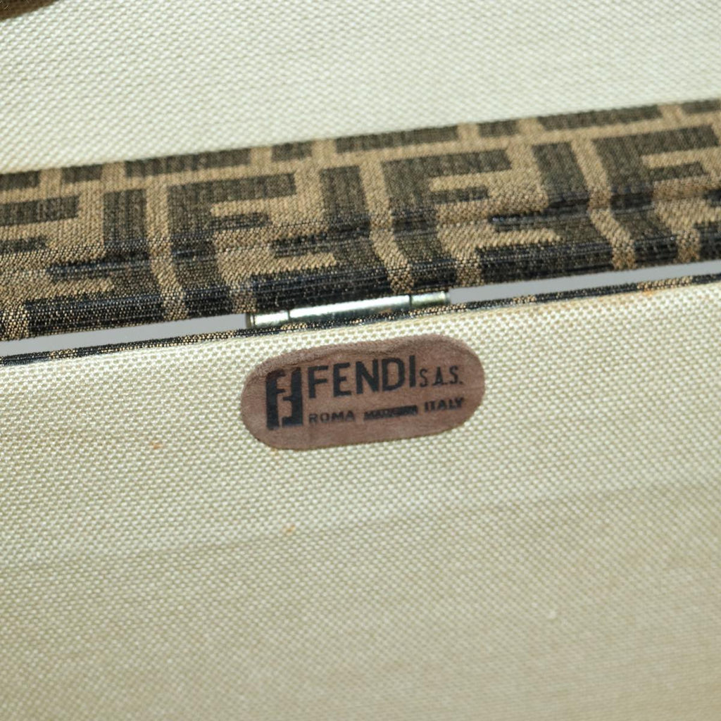 FENDI Zucca Canvas Trunk Brown86274