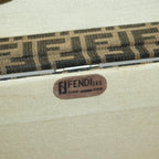 FENDI Zucca Canvas Trunk Brown86274