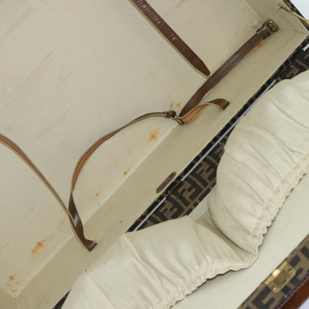 FENDI Zucca Canvas Trunk Brown86274