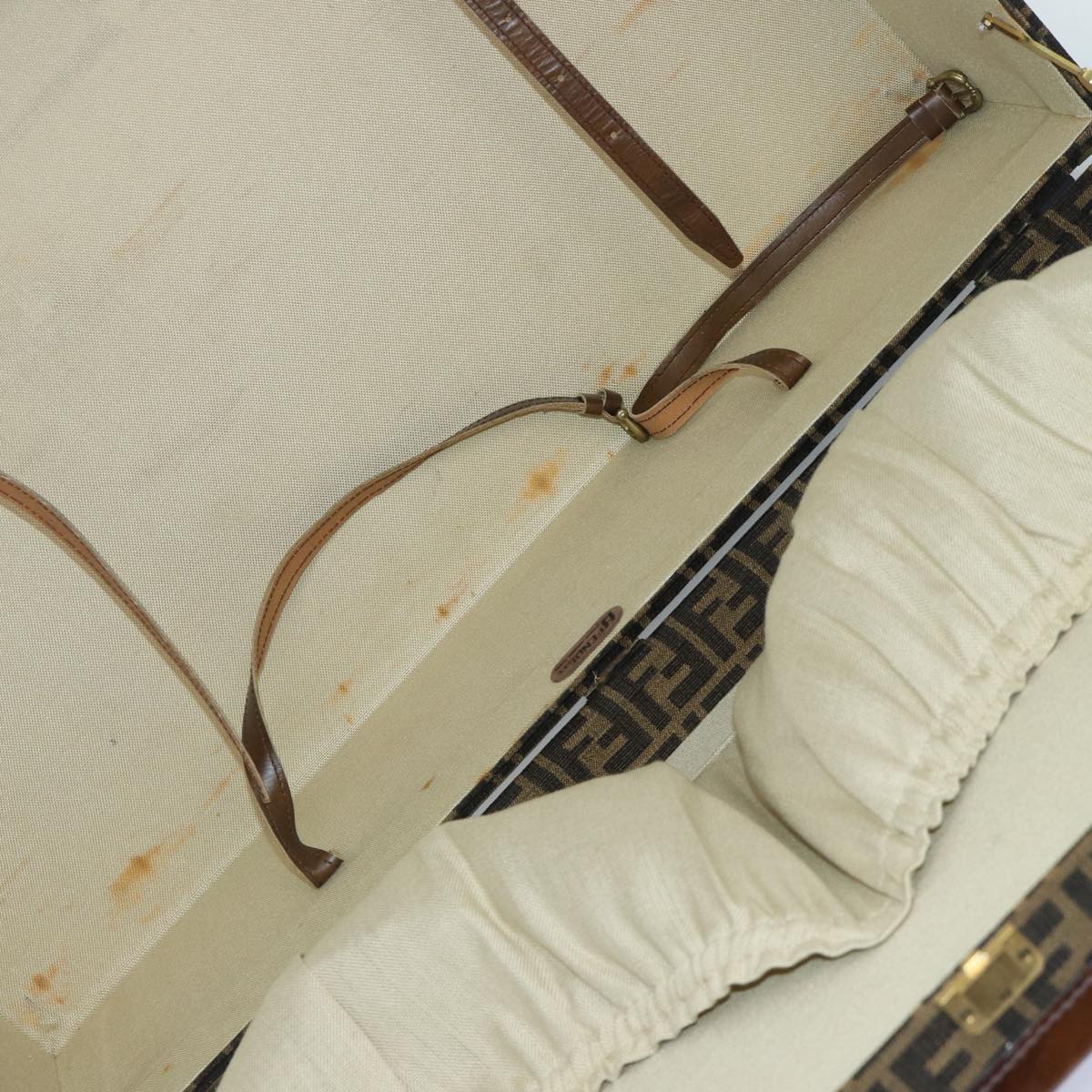 FENDI Zucca Canvas Trunk Brown86274