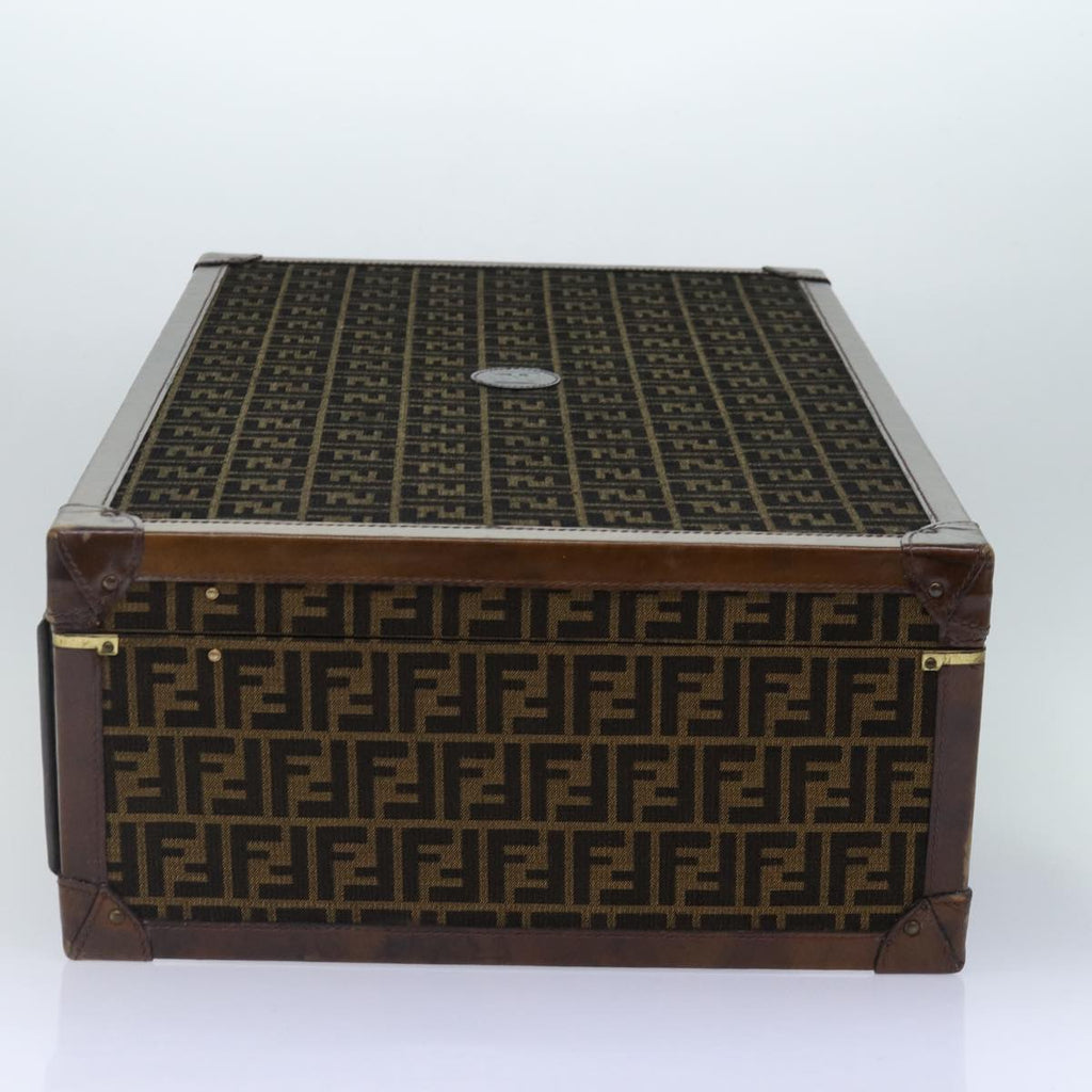 FENDI Zucca Canvas Trunk Brown86274