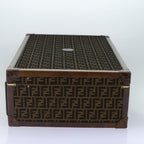 FENDI Zucca Canvas Trunk Brown86274