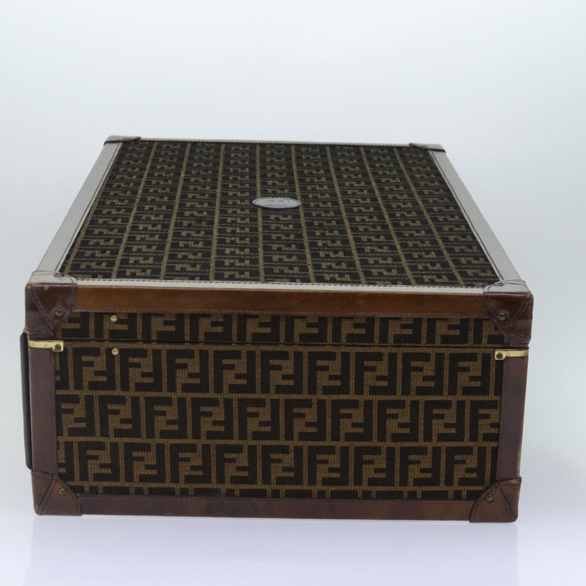 FENDI Zucca Canvas Trunk Brown86274