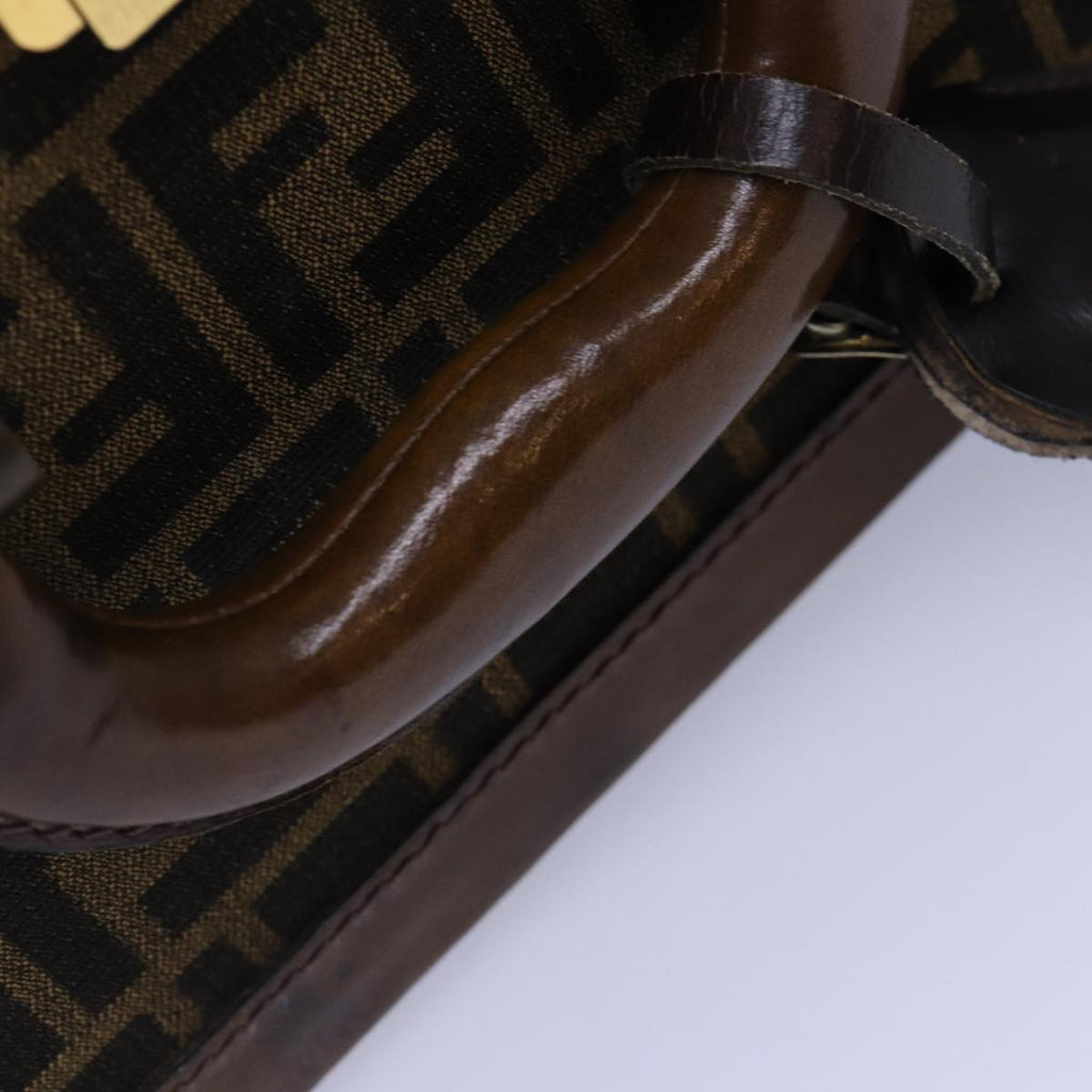 FENDI Zucca Canvas Trunk Brown86274