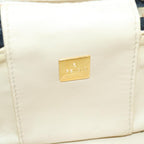 FENDI Zucca Canvas Vanity Pouch Brown Black gold86299