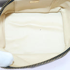 FENDI Zucca Canvas Vanity Pouch Brown Black gold86299