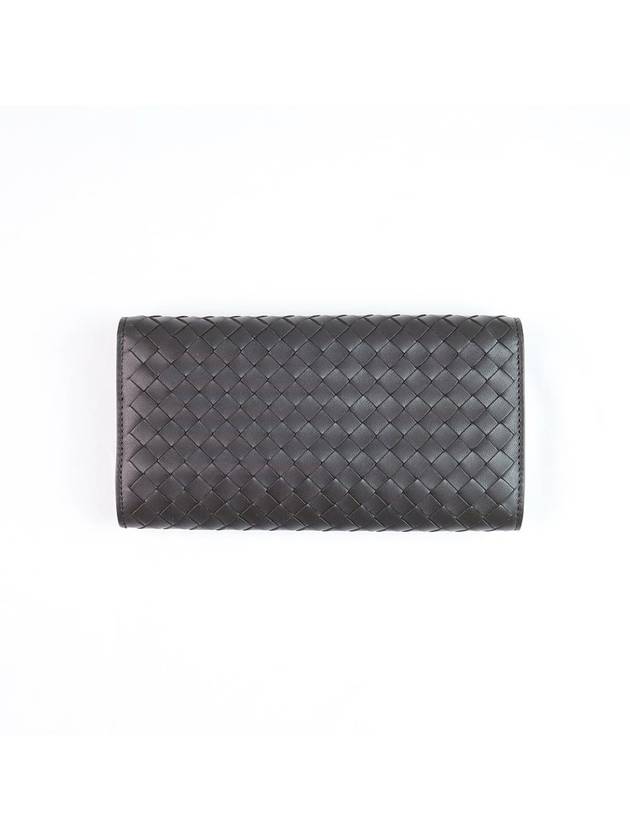 Bottega Veneta Intrecciato Continental Long Wallet Brown