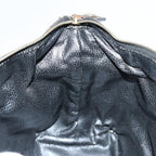 FENDI Zucca Canvas Vanity Pouch Brown Black gold86430