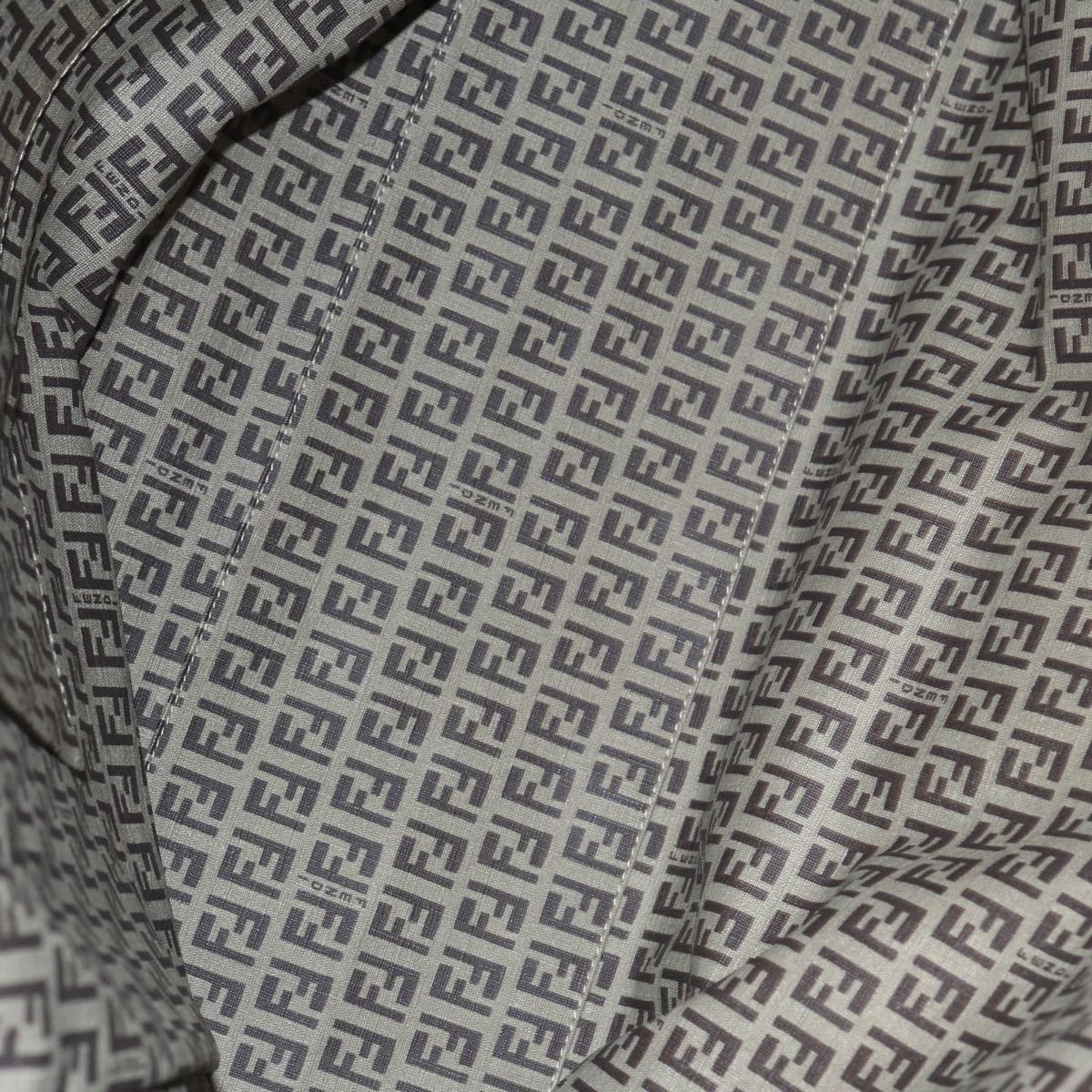 FENDI Zucchino Canvas Hand Bag Brown86480