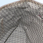 FENDI Zucchino Canvas Hand Bag Brown86480