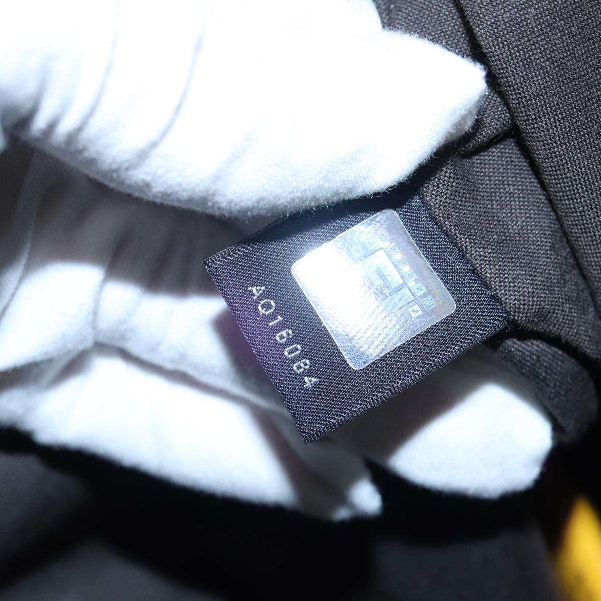 FENDI Zucchino Canvas Hand Bag Brown86480