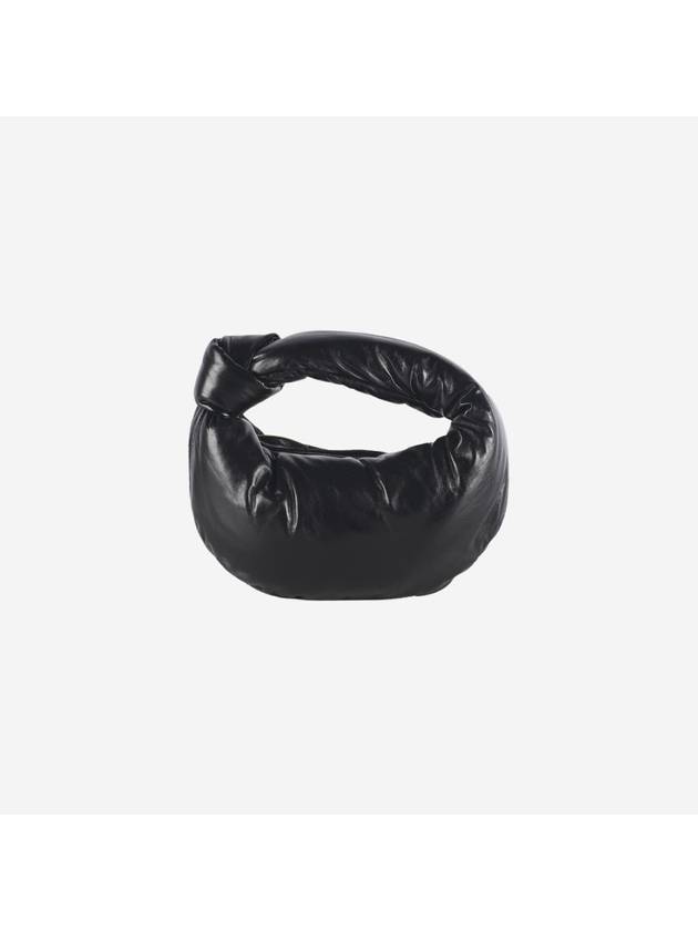 Bottega Veneta Jodie Puffy Mini Tote Bag Black