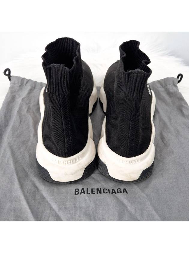 Balenciaga Speedrunner women s sneakers black and white size 35