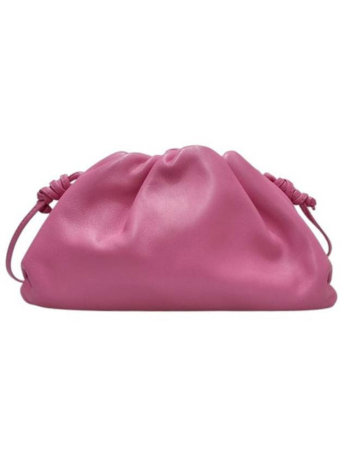 Bottega Veneta 585852 Mini pouch dumpling bag pink color cross