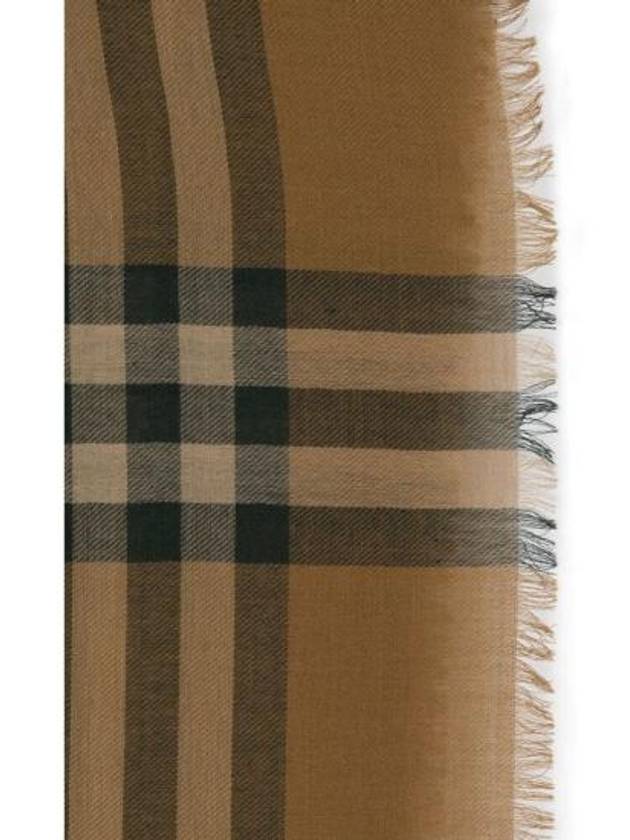 Burberry Check Lightweight Wool Scarf Nest
