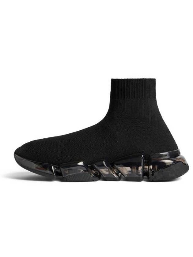 Balenciaga Speed 2.0 Stencil High Top Sneakers Black
