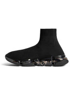 Balenciaga Speed 2.0 Stencil High Top Sneakers Black