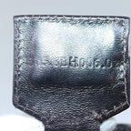 FENDI Zucca Canvas Hand Bag Brown Black Silver86924