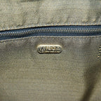 FENDI Zucca Canvas Vanity Pouch Brown Black gold86935