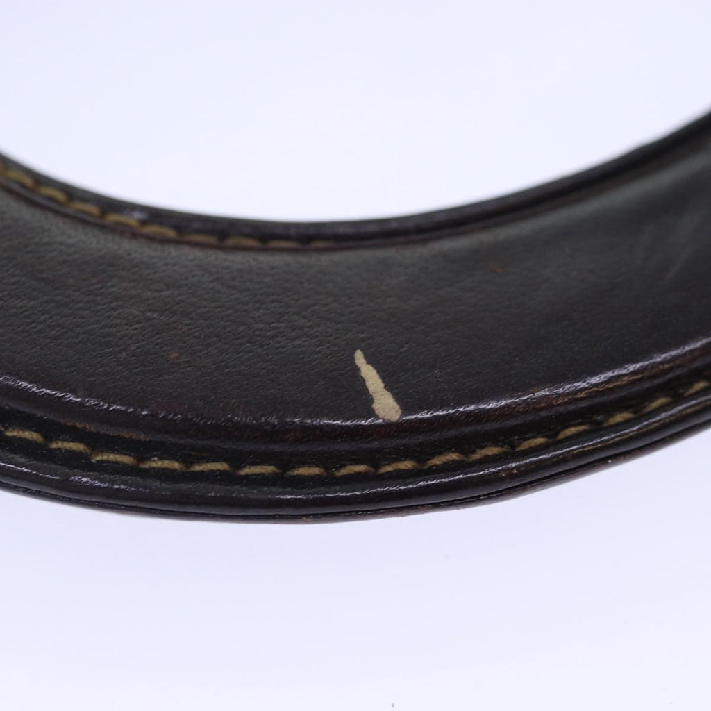 FENDI Zucca Canvas Hand Bag Brown Black gold86939