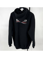 Balenciaga Wave logo overfit hoodie black 578135