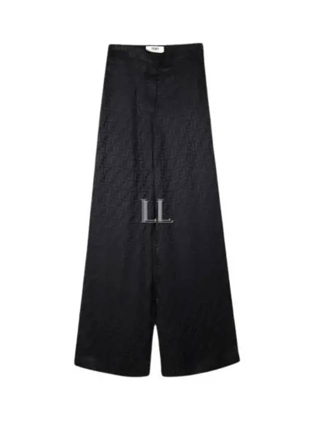 Fendi Straight Pants Black