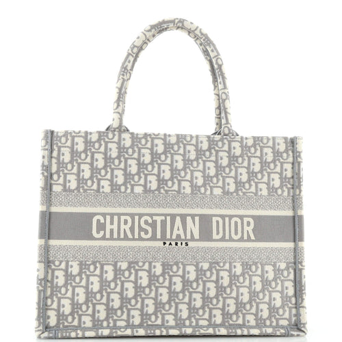 Dior Book Tote Oblique Canvas Medium