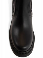 Fendi Domino Biker Middle Boots Black