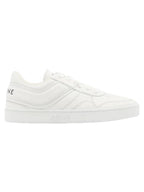 CELINE Trainer Calfskin Lace Up Low Top Sneakers White