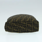FENDI Zucca Canvas Tote Bag Brown Black Silver87107