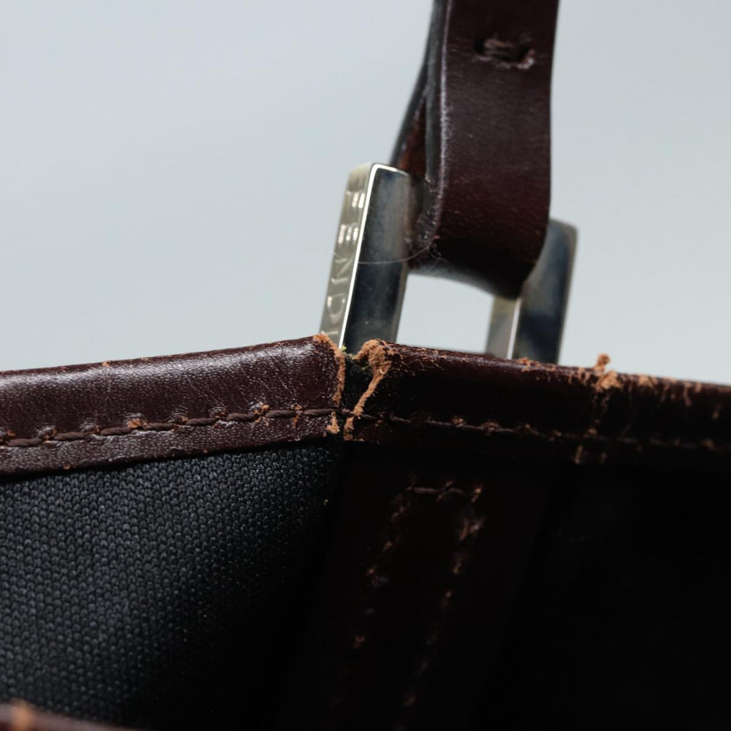 FENDI Zucca Canvas Tote Bag Brown Black Silver87107