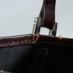 FENDI Zucca Canvas Tote Bag Brown Black Silver87107