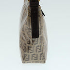 FENDI Zucchino Canvas Hand Bag Beige Gold87208