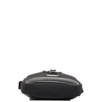 Saint Laurent Crossbody Bag in Canvas Leather Black
