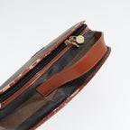 FENDI Zucca Canvas Pecan Canvas Shoulder Bag 2Set Brown Beige87321