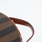 FENDI Zucca Canvas Pecan Canvas Shoulder Bag 2Set Brown Beige87321