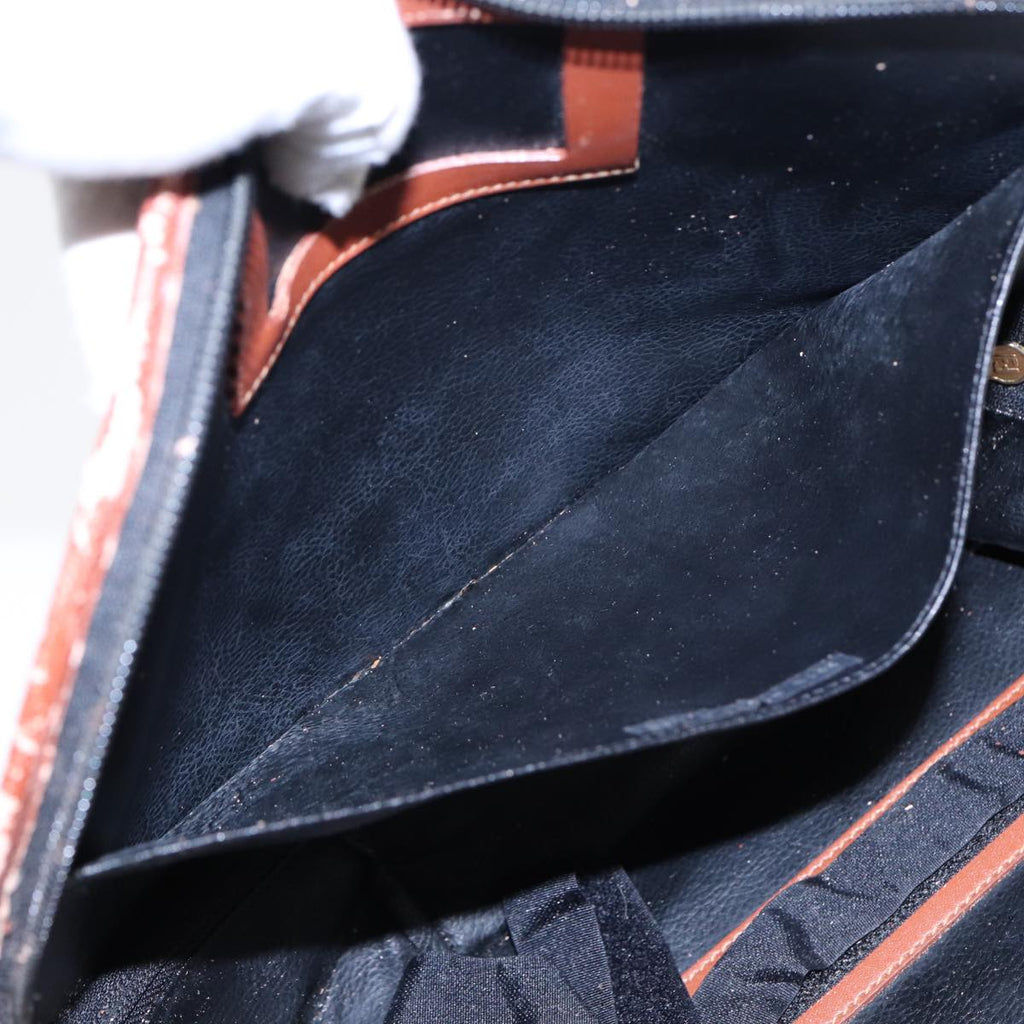 FENDI Zucca Canvas Pecan Canvas Shoulder Bag 2Set Brown Beige87321