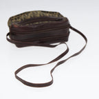 FENDI Zucca Canvas Pecan Canvas Shoulder Bag 2Set Brown Beige87321