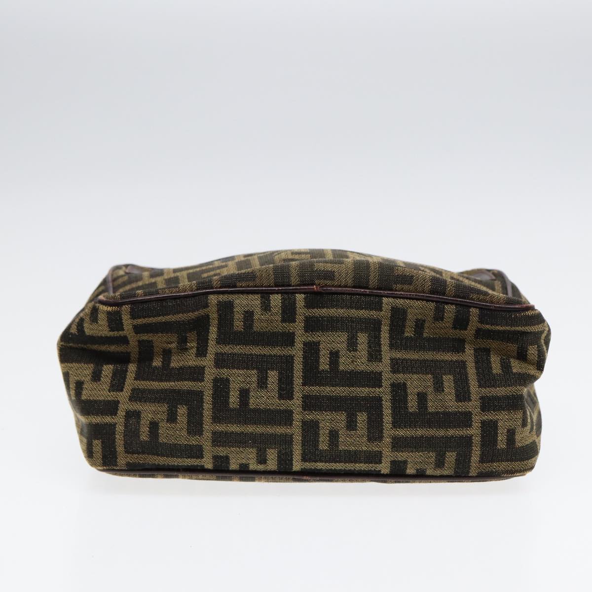 FENDI Zucca Canvas Pecan Canvas Shoulder Bag 2Set Brown Beige87321