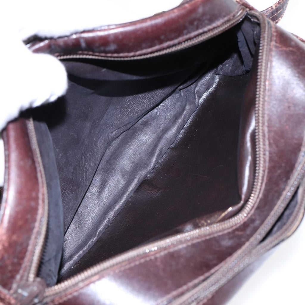 FENDI Zucca Canvas Pecan Canvas Shoulder Bag 2Set Brown Beige87321