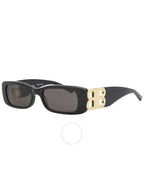 Balenciaga square sunglasses brown